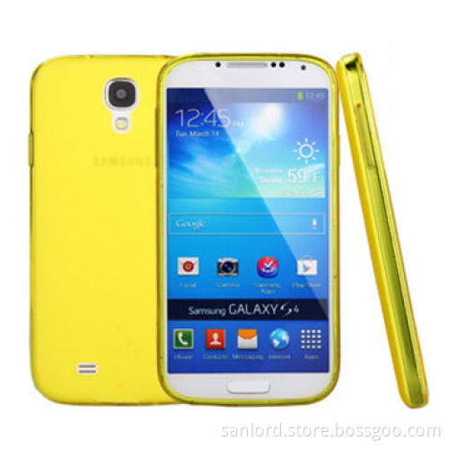 Frosted TPU Cases for Samsung S4/i9500, with Dust-proof Plugs
